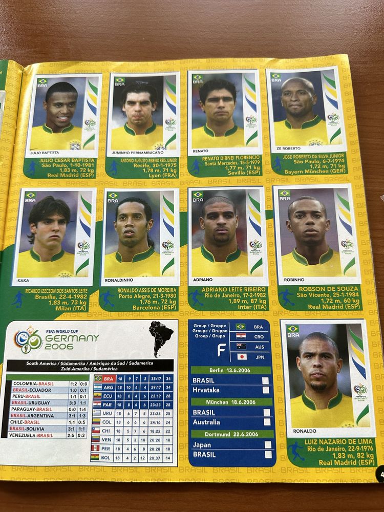 Vand album Panini World Cup 2006 complet