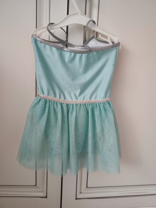 Costum baie Elsa,Disney, mărime 6-7 ani, 116-122 cm