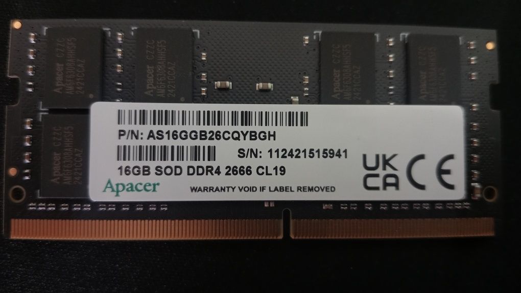 Продам оперативную память 16GB DDR4 2666MHz (ноутбук)