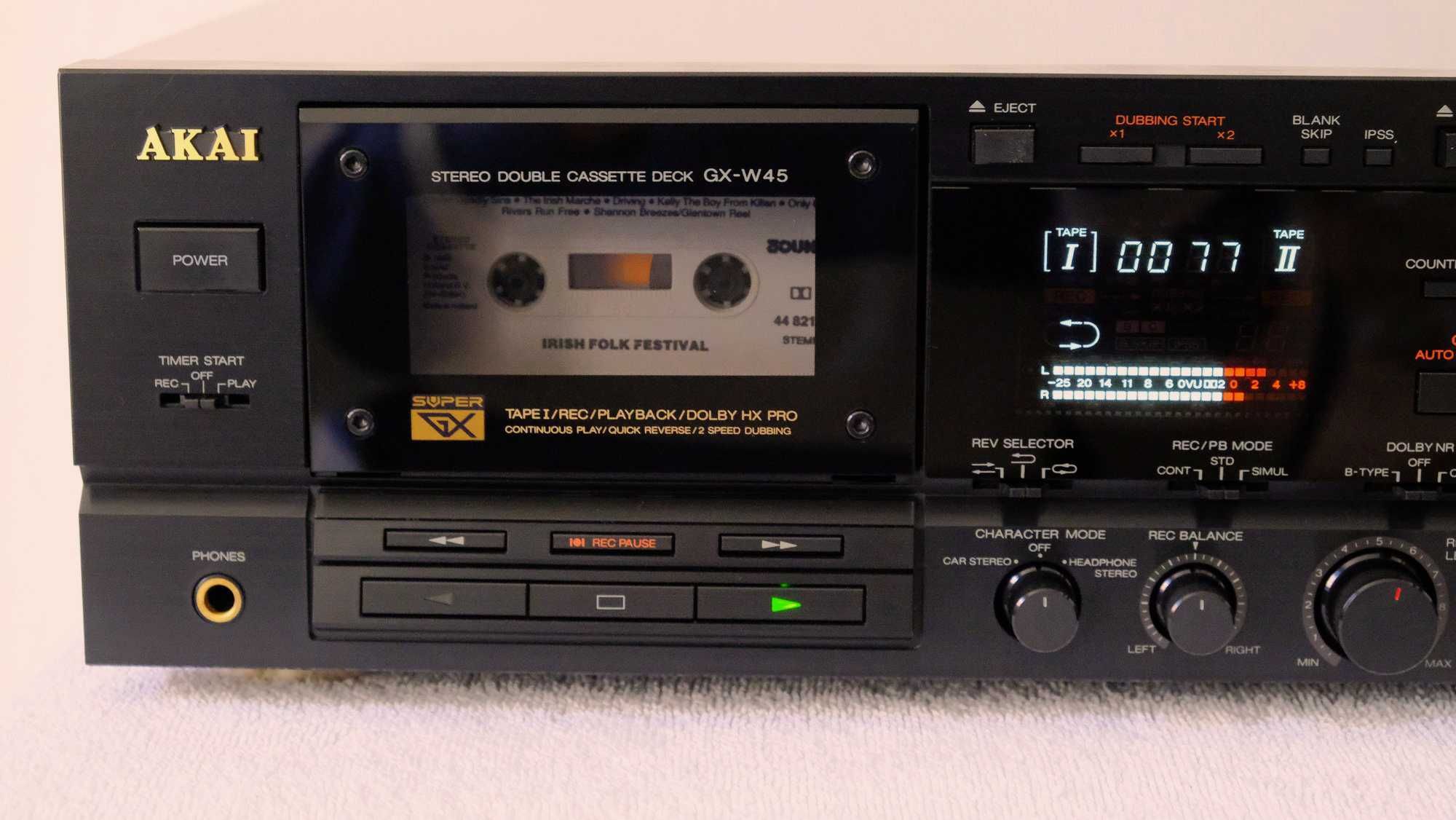 Akai GX-W45 Double Cassette Deck