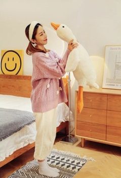 Jucăria pluș gâscă 90cm