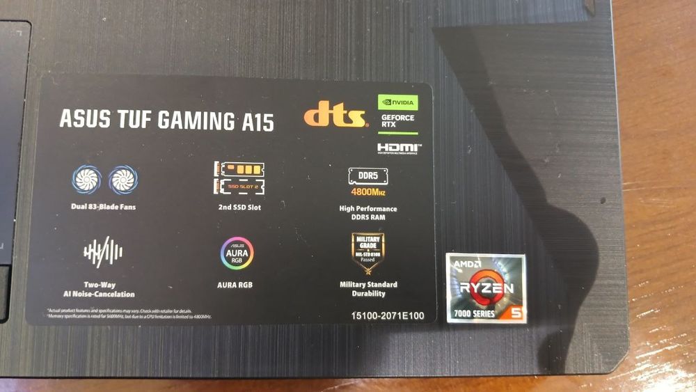Asus Tuf gaming  A15