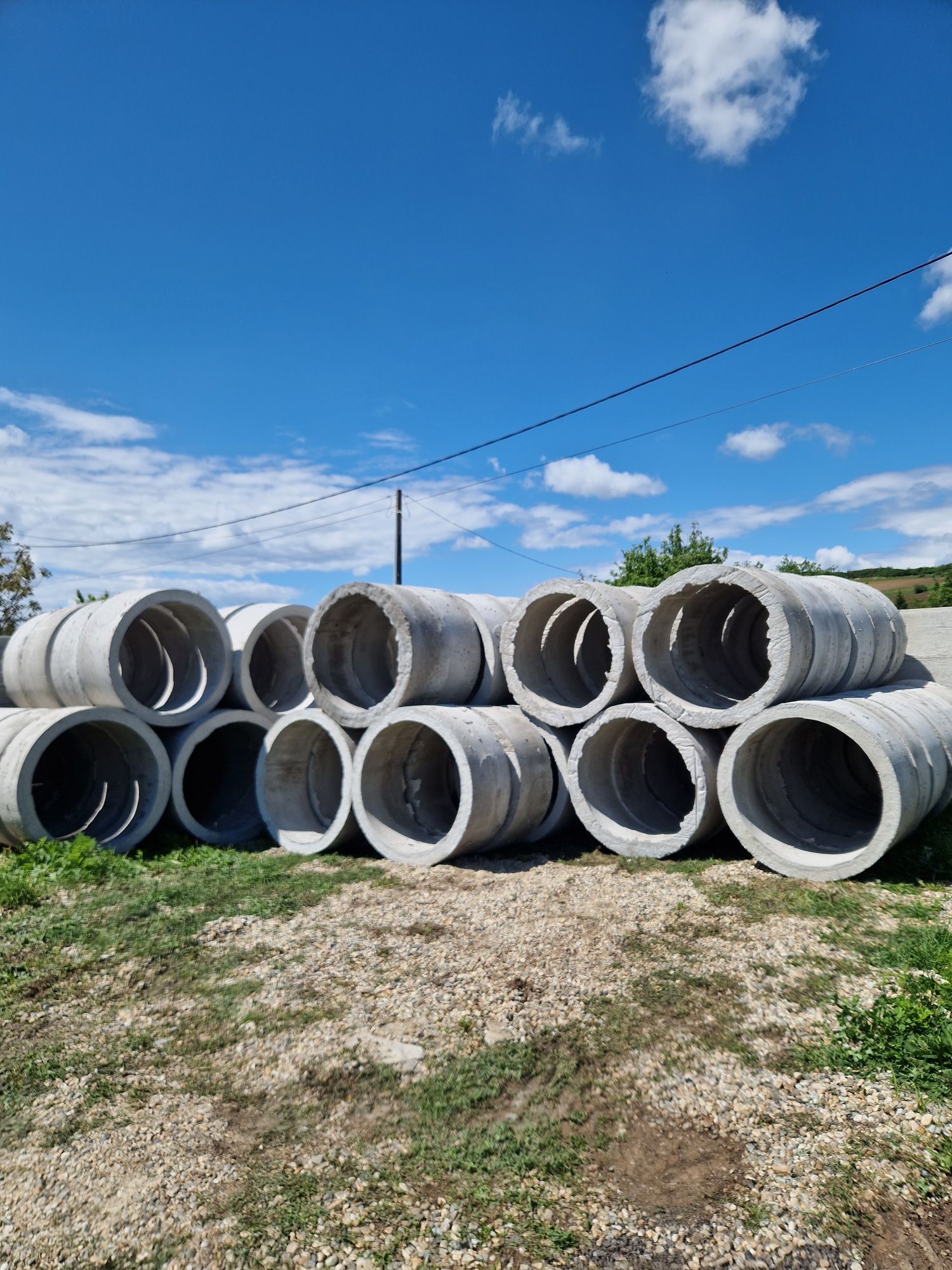 Tuburi beton / inele fântână/ oale fântână/ role