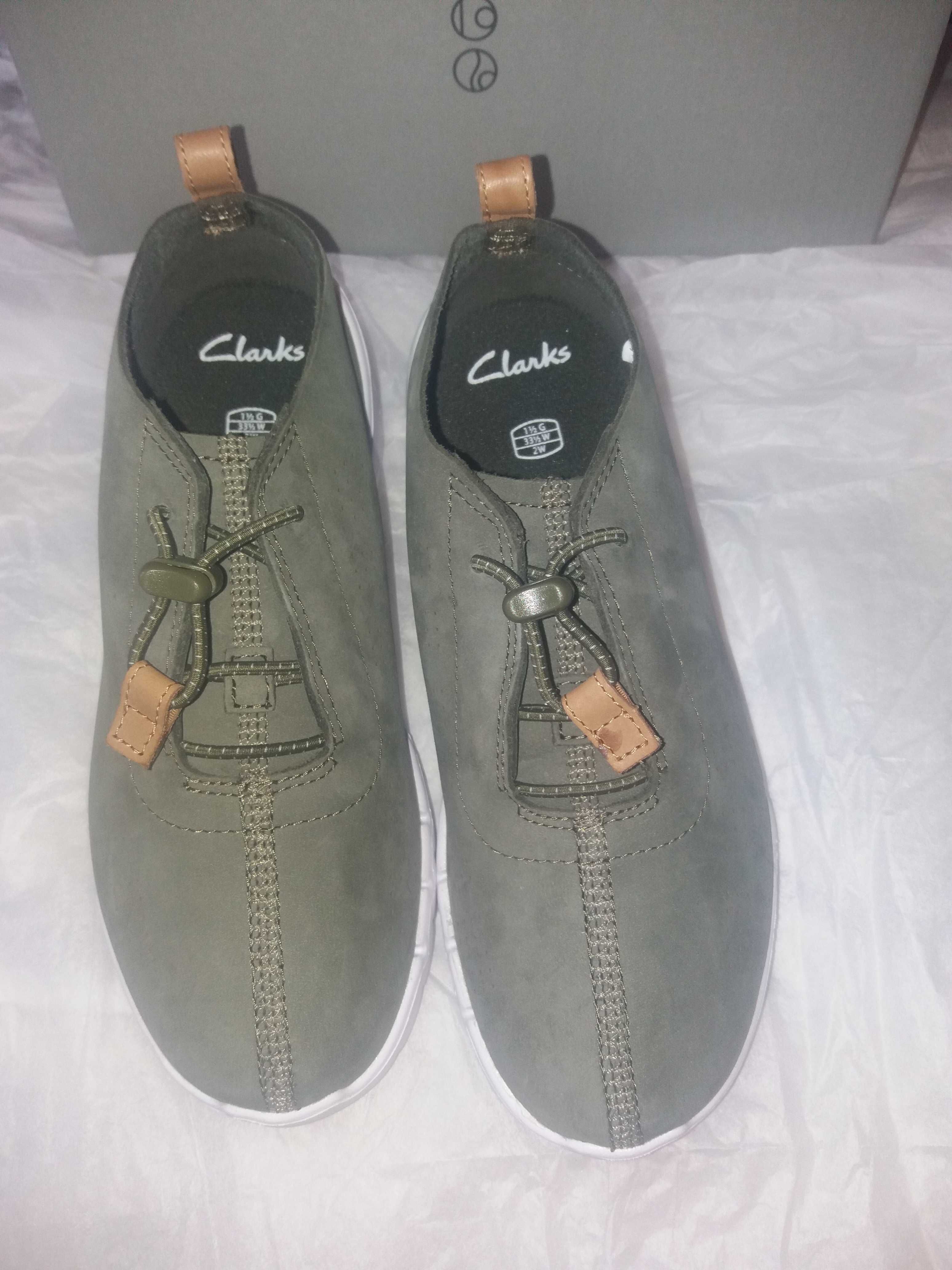 Нови Clarks. Оригинали обувки, естествена кожа