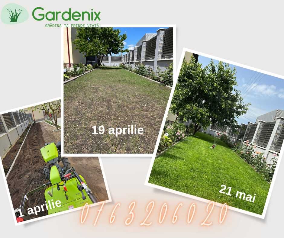 Amenajări curți / Întretinere spații verzi, gazon. Grădinar | GARDENIX