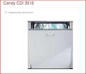 Съдомиялна Машина Candy CDI 3515