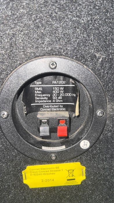 Vand doua boxe Conrad