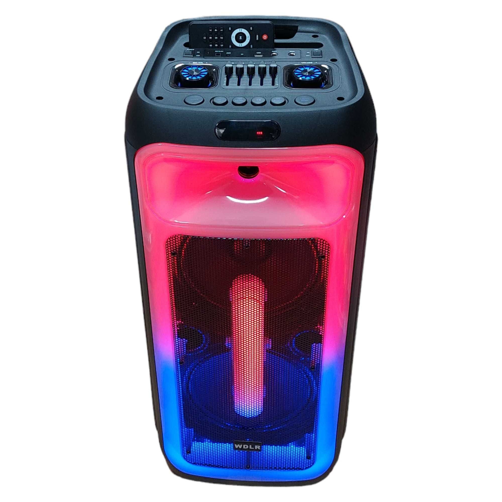 Преносима двойна караоке тонколона , DR-1028, bluetooth микрофон