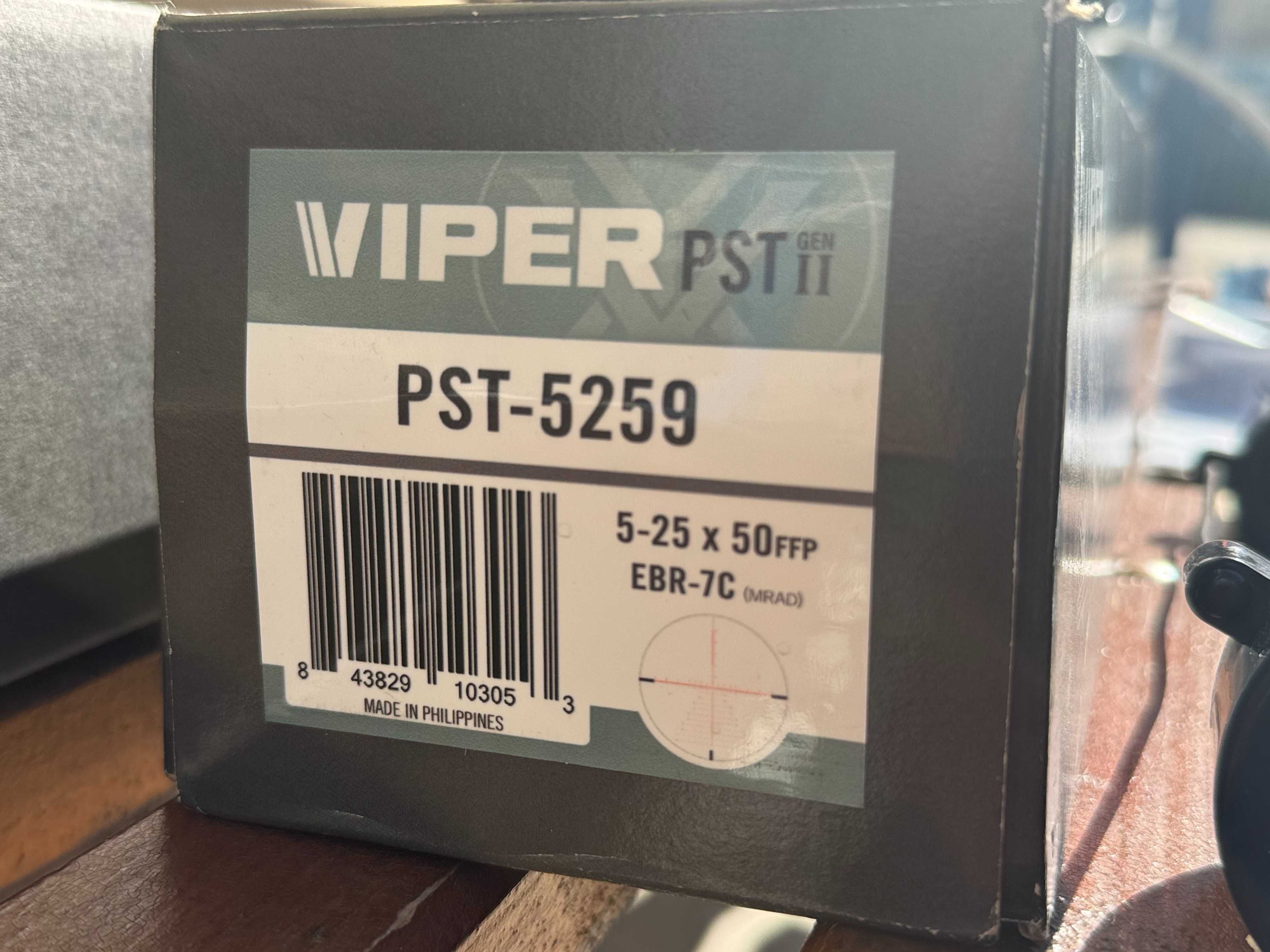Ловна Оптика Vortex  Viper PST Gen II 5-25x50 FFP PST-5259