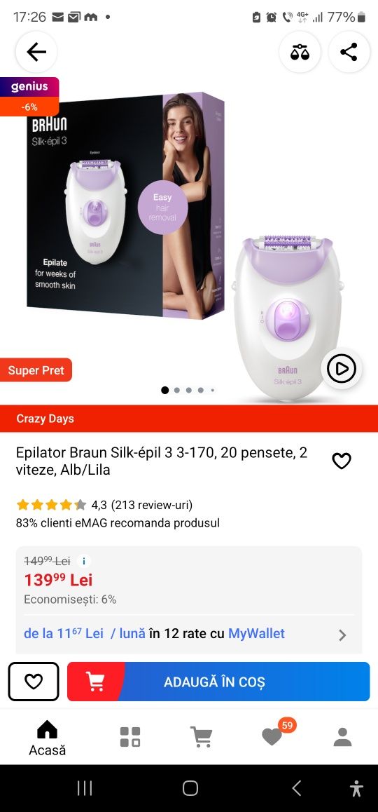 BRAUN silk epil 3