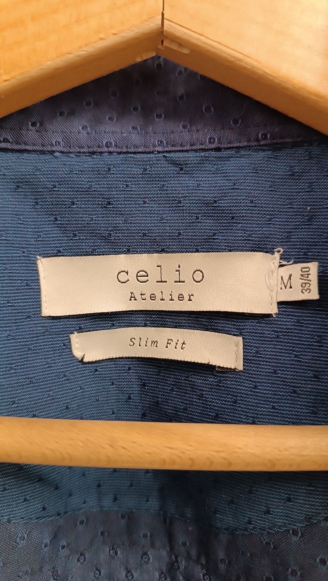 Cămașă albastru închis/navy Celio Atelier barbati 39/40 M