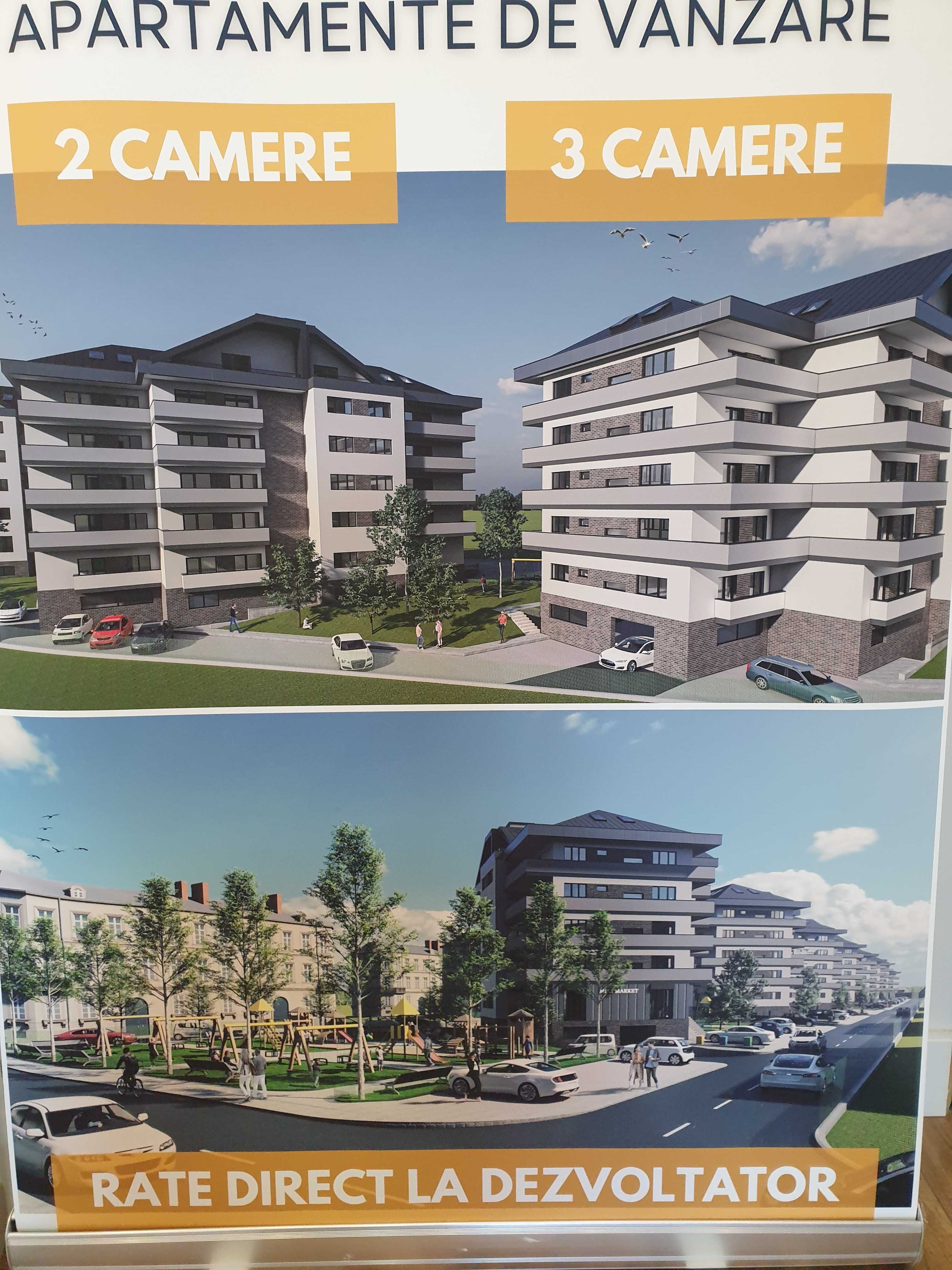 Vănd apartamente Floresti zona str Eroilor si cu rate la constructor