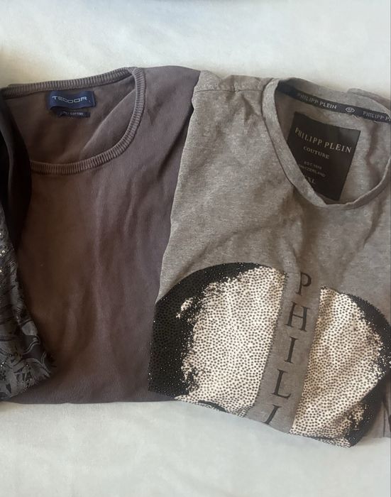 Лот мъжки блузи пуловери philip plein teodor xl