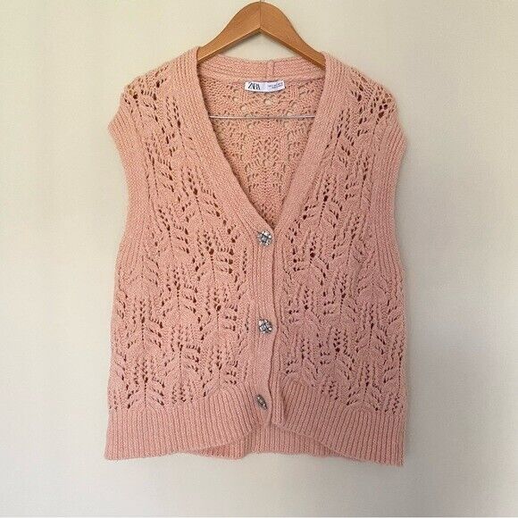 Vesta Zara cu nasturi bijuterie