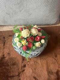 Окраса за маса, кошница с цветя