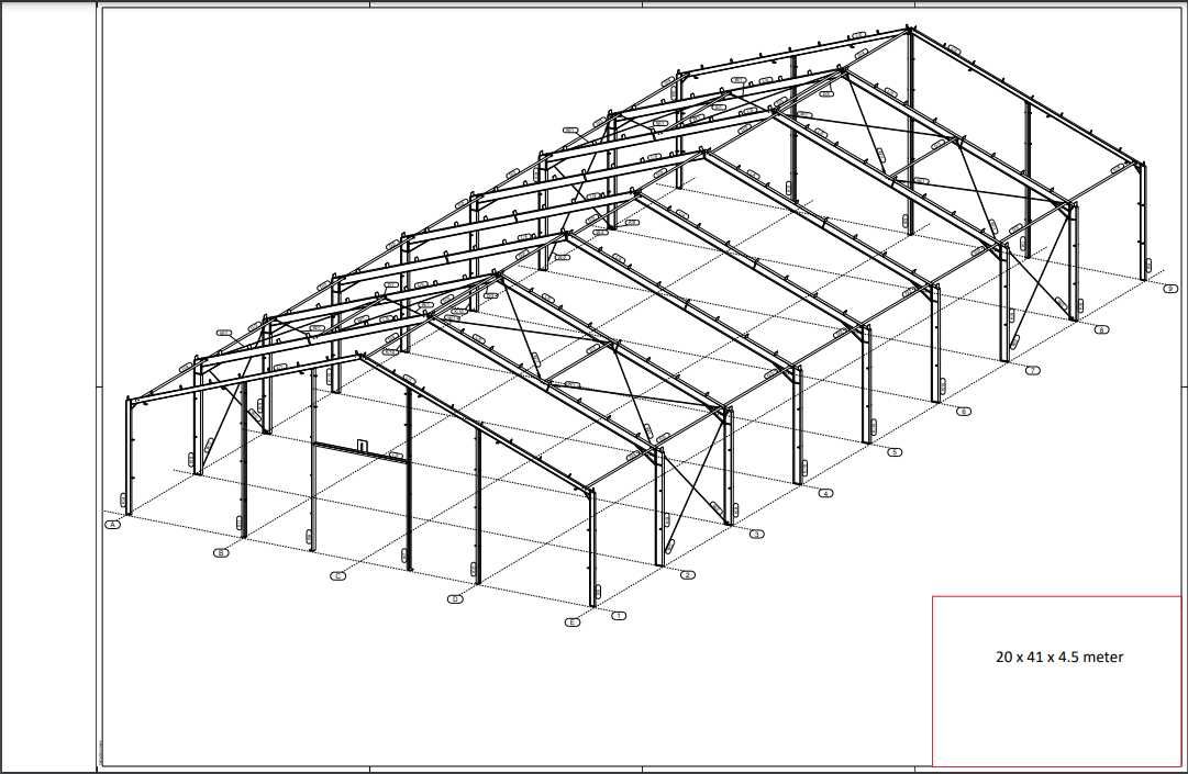 Constructie Hala otel 20m x 41m (aprox.820 mp) Productie 2022