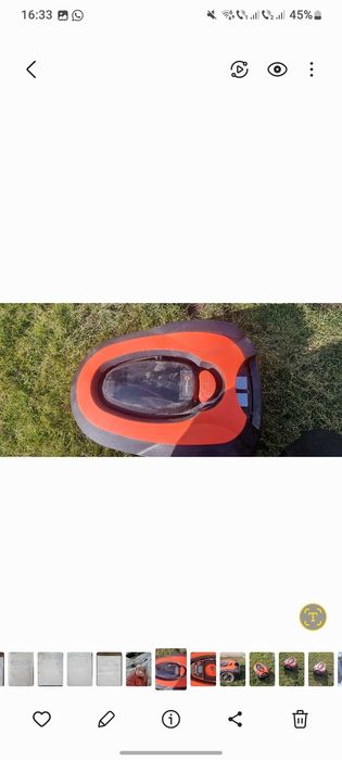 Robot tuns iarba redback