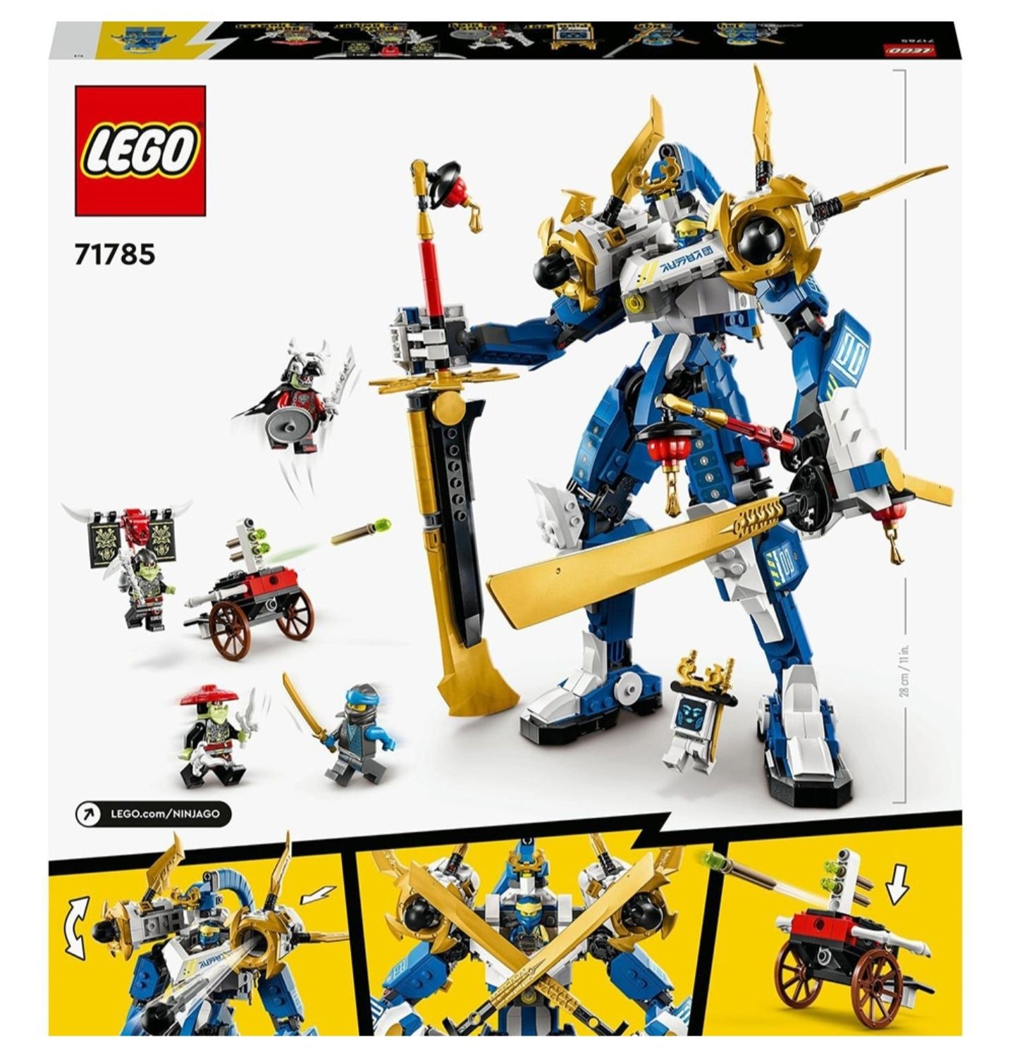 LEGO Ninjago: Robotul Titan al lui Jay 71785, 9 ani+, 794 piese