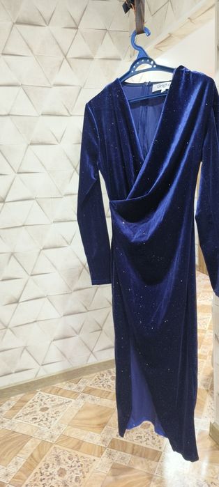 Платье вечернее цвет синий