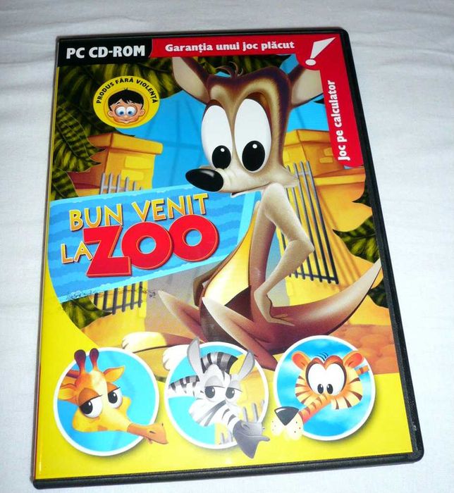 Joc BUN VENIT LA ZOO pe CD, pt copii prescolari, in RO si maghiara