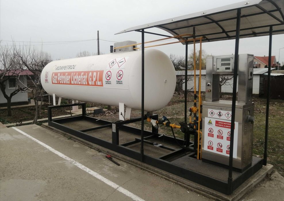 Stație GPL auto tip skid auto