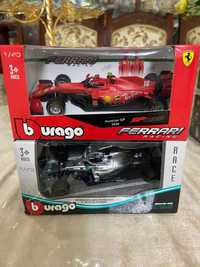 Коллекционная игрушечная машина burago Mersedes McLaren Ferrari f1