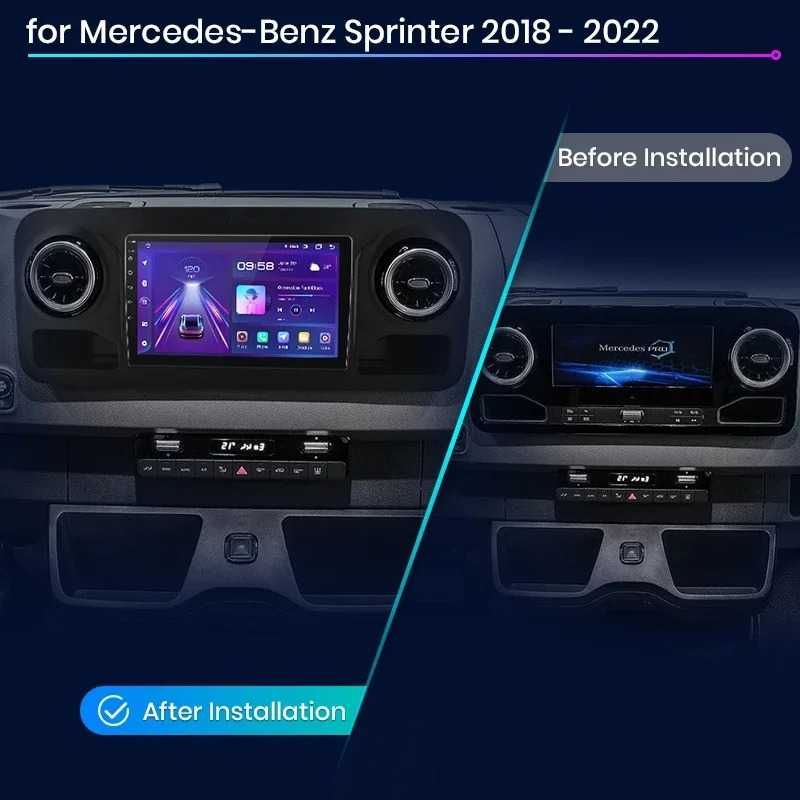Mercedes Sprinter W907 от 2018г до 2022г Мултимедия Навигация Android