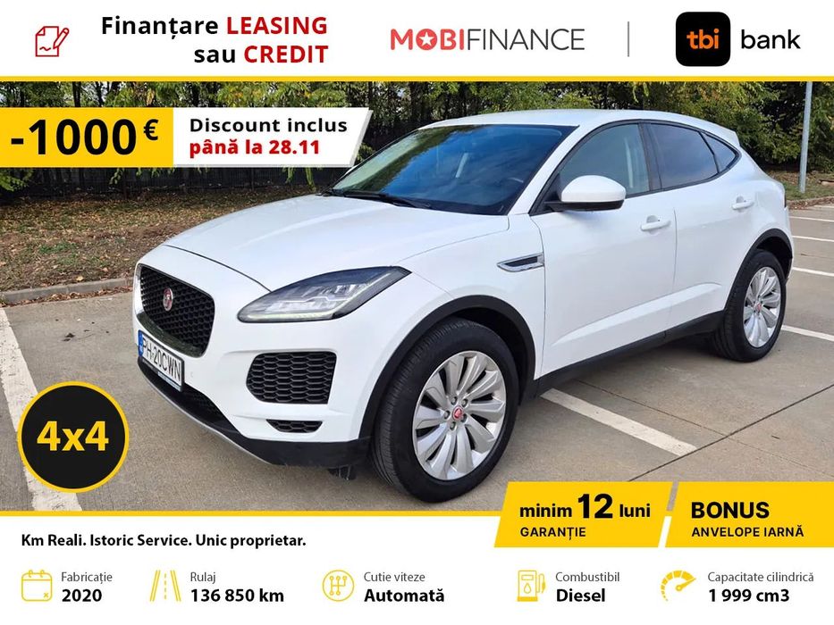 Jaguar E-Pace 4X4 Automata / TVA inclus, deductibil / Istoric Service / Euro 6
