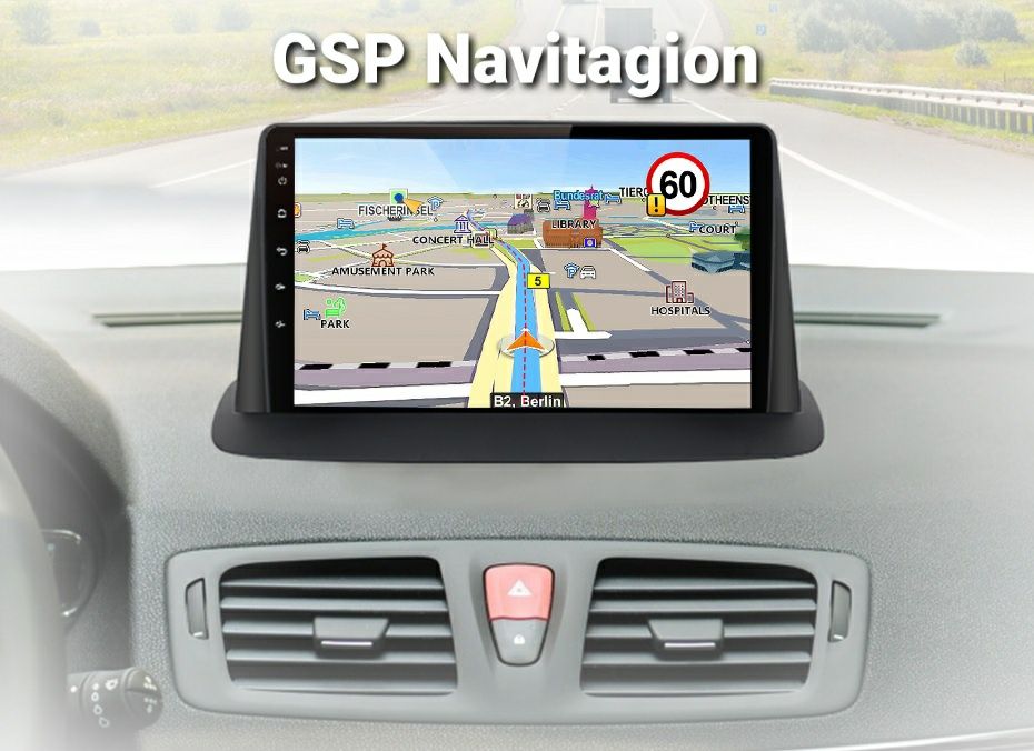 Navigatie Android dedicat Renault Megan 3 (2009-2015)