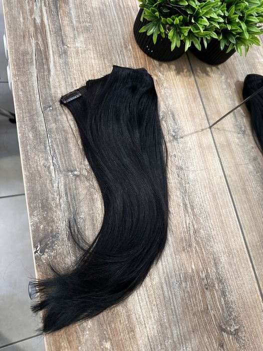 Естествена коса/ права с двойна плътност