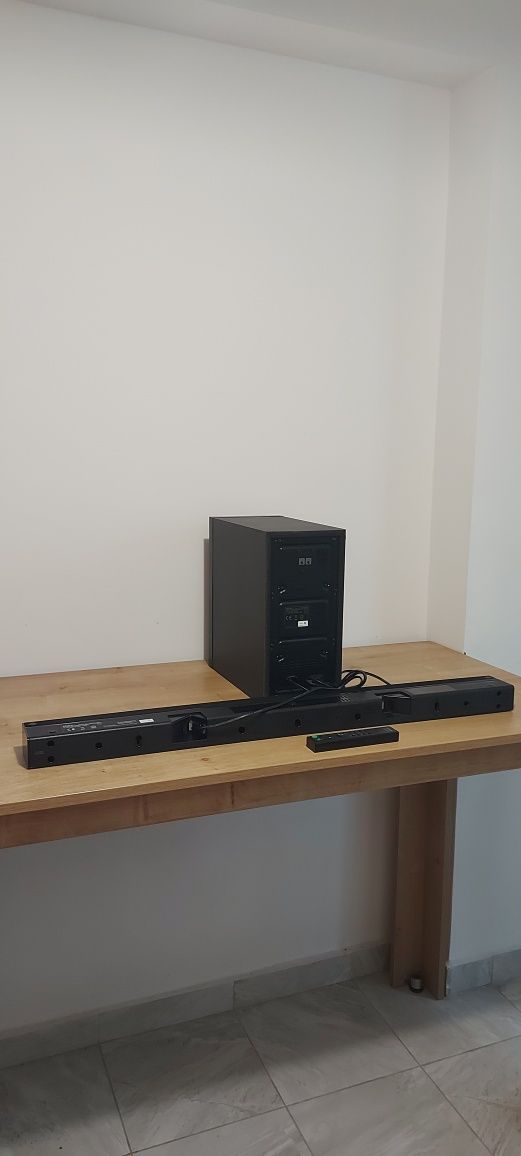 Soundbar Sony Subwoofer lemn + Speaker