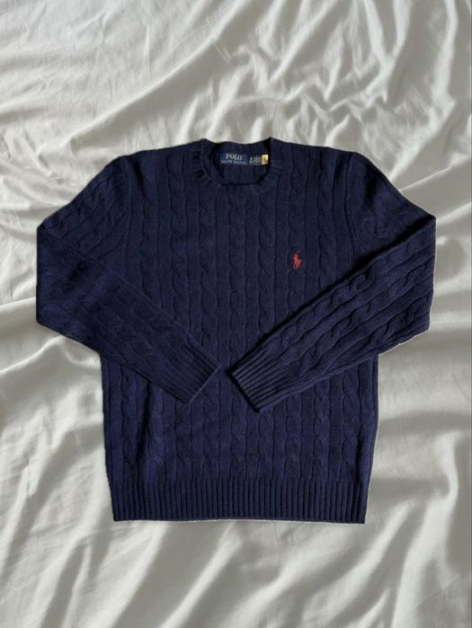 Ralph Lauren Sweaters White&Darkblue