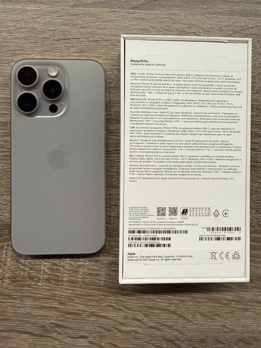 Iphone 15pro,256gb,Natural Titanium