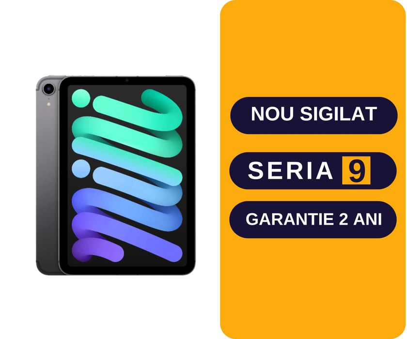 Tabletă Apple iPad Mini 6, 64GB Wifi+Cellular, Space Gray / Seria9.ro