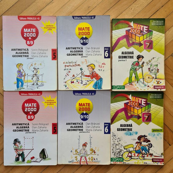 Carti/Culegeri de romana si matematica