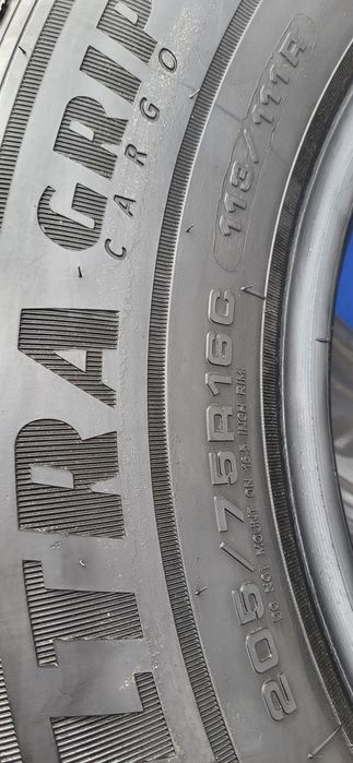 2 anvelope  205 75 16 C Goodyear 8mm 2021