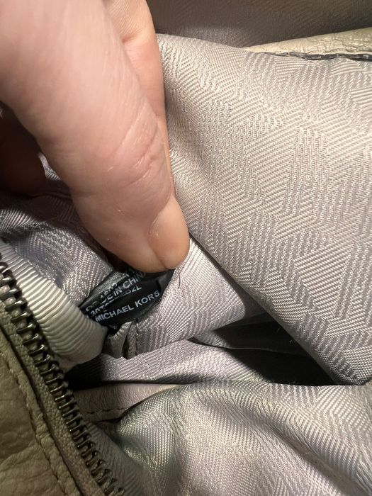 Rucsac ghiozdan MK bej în stare bună original