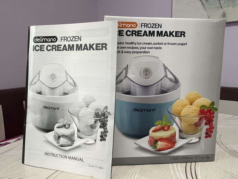 НОВА Домашна машина за сладолед Delimano