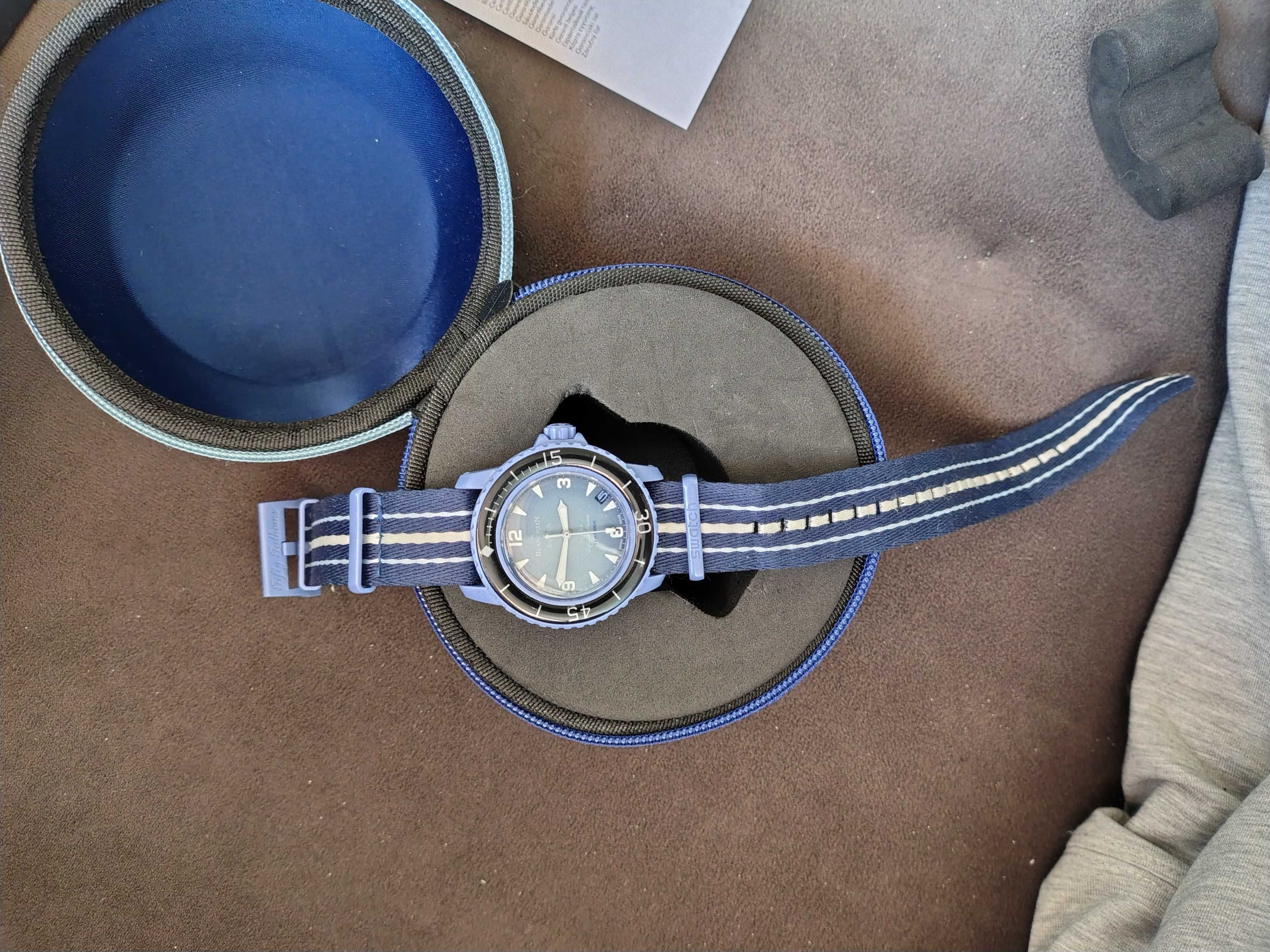Продавам часовник Swatch & Blancpain
