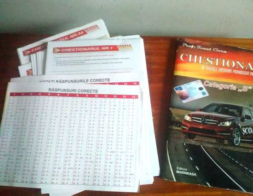 Chestionare auto cat.B.