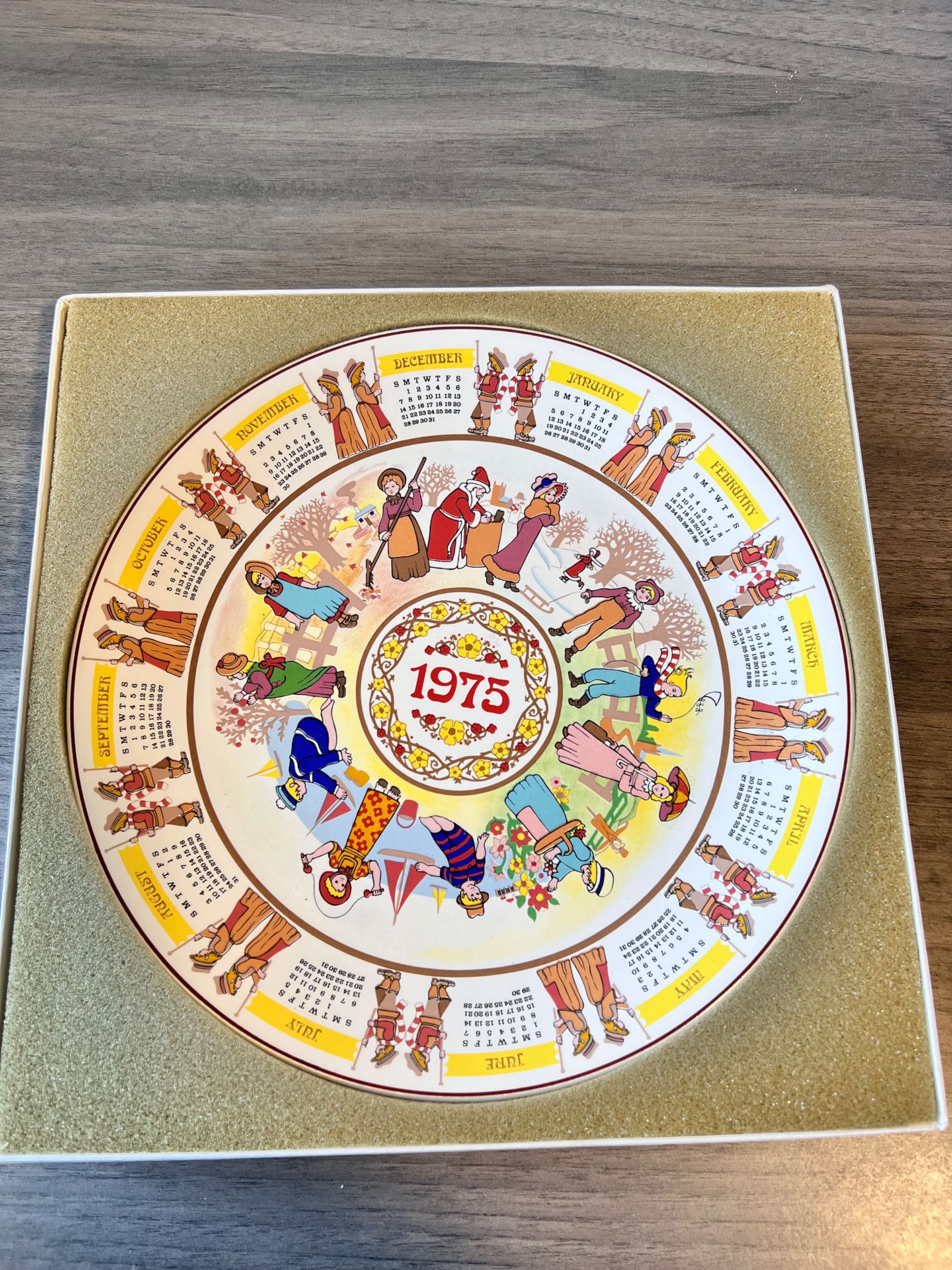 Wedgwood календарни чинии