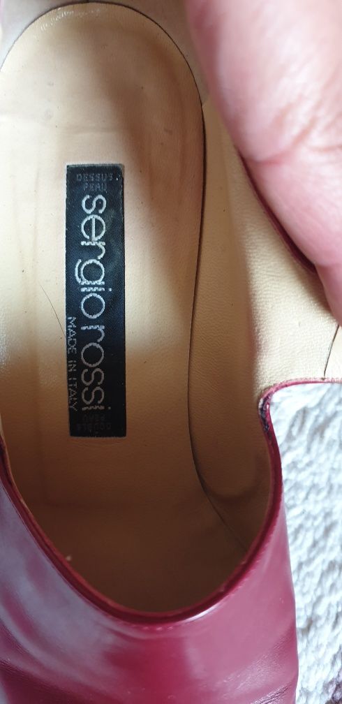 Дамски оригинални обувки Sergio Rossi, номер 38