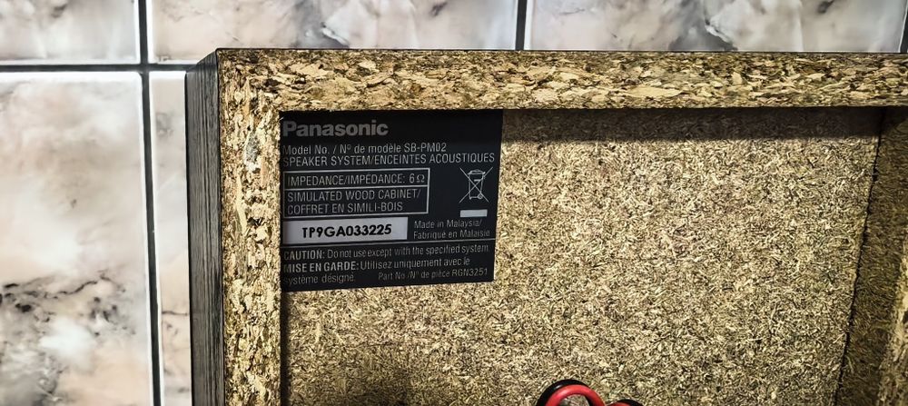 Boxe Panasonic model SP - PM02