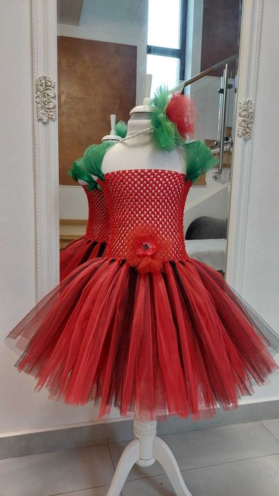 Rochita TUTU Floare Viorea Brandusa Mac Bujor Mac Crin serbare carnava