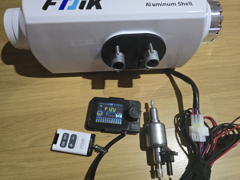 Sirocou 5kw 12v 24v nou Încălzitor motorină tip webasto aluminiu