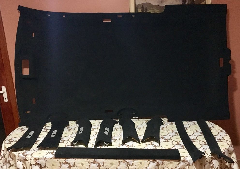 Retapitare plafoane auto, fete de usi, trimuri in Alcantara Originala
