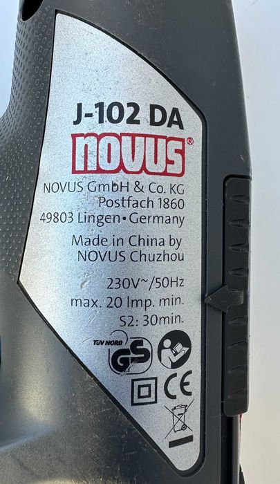 NOVUS J-102 DA - Електрически такер за два типа скоби