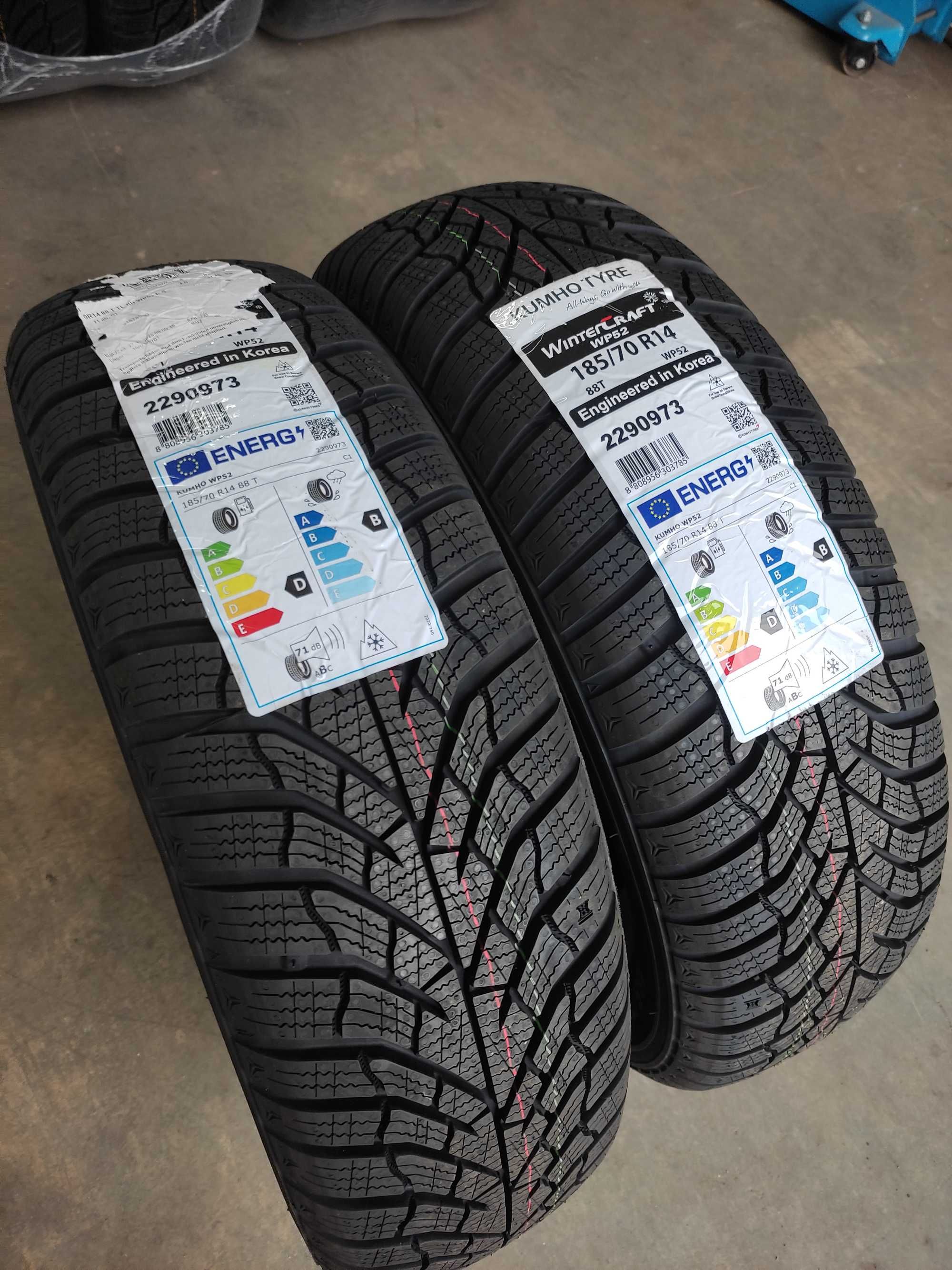 2 anvelope kumho 185/70/14 Iarna 2023