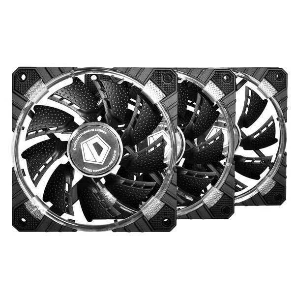 Комплект вентиляторов ID-Cooling 120mm Rainbow Circular LED (3шт)