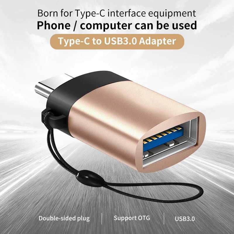 Adaptor OTG USB-C tip C la USB 3.0 pt telefon, laptop